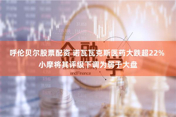 呼伦贝尔股票配资 诺瓦瓦克斯医药大跌超22% 小摩将其评级下调为弱于大盘